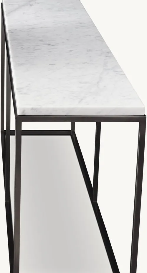 Console Lodève en marbre, vue 5 sur 5