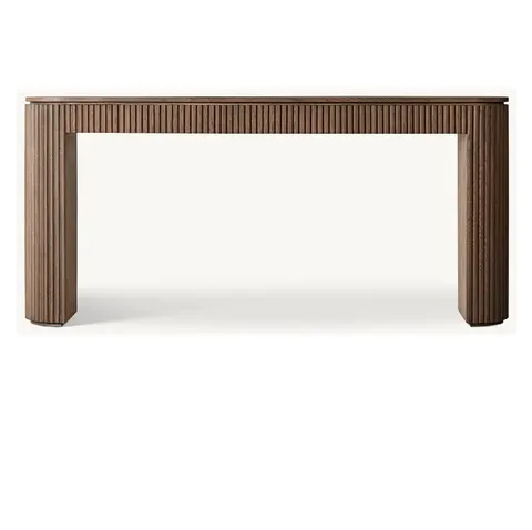 Console Louhans en chêne brun — tables basses et d'appoint