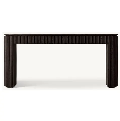 Console Nozeroy en chêne noir — tables basses et d'appoint
