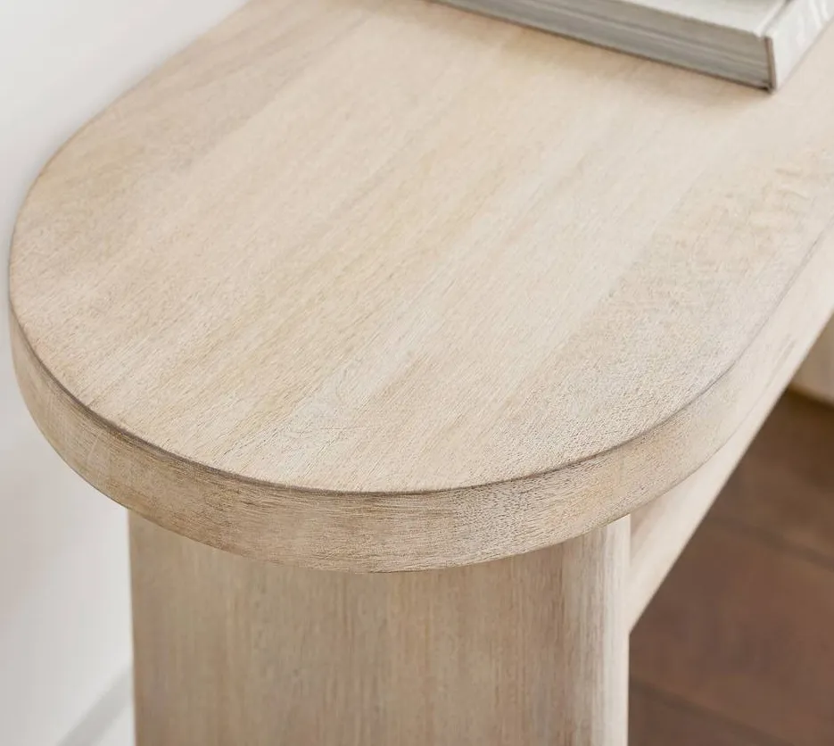 Console Nyons en bois massif, vue 2 sur 4