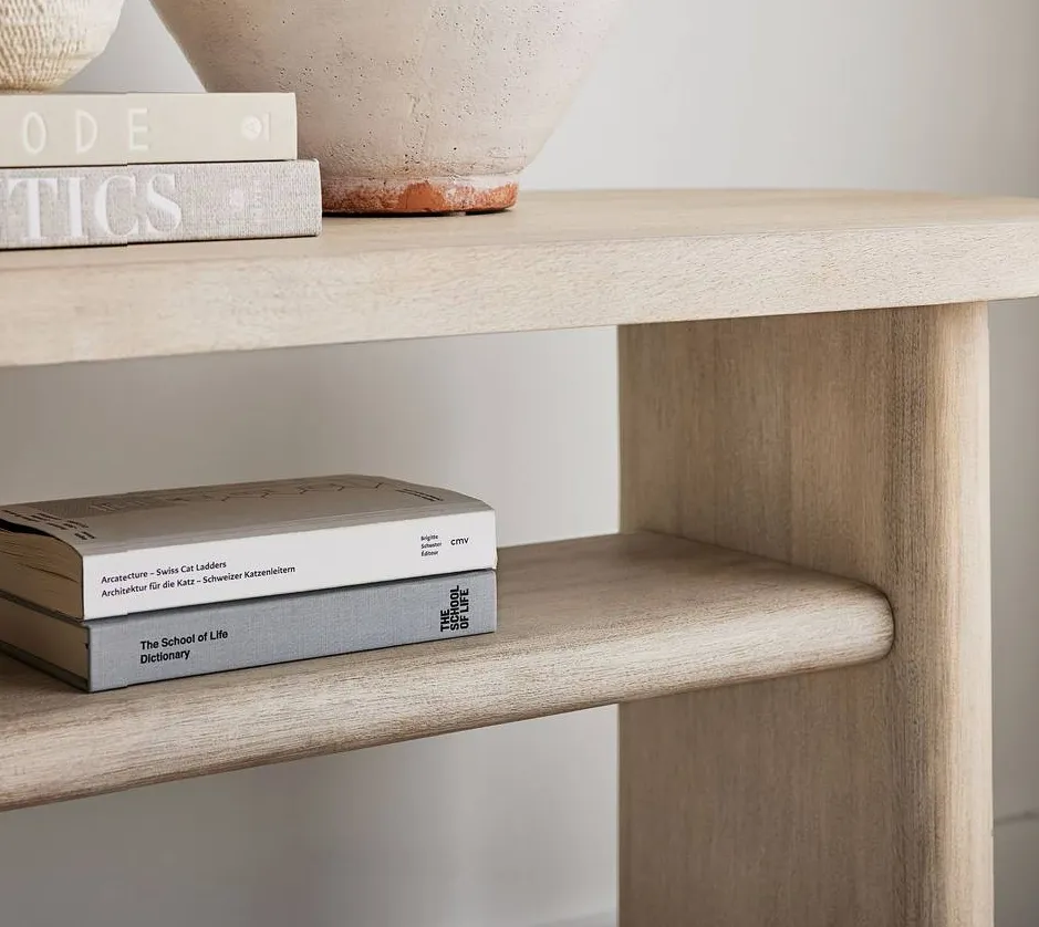 Console Nyons en bois massif, vue 3 sur 4