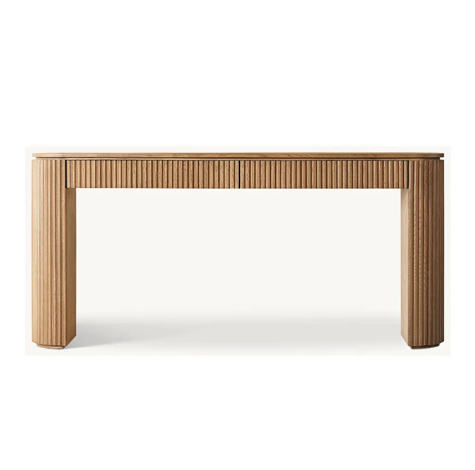 Console Orthez en chêne, vue 2 sur 6