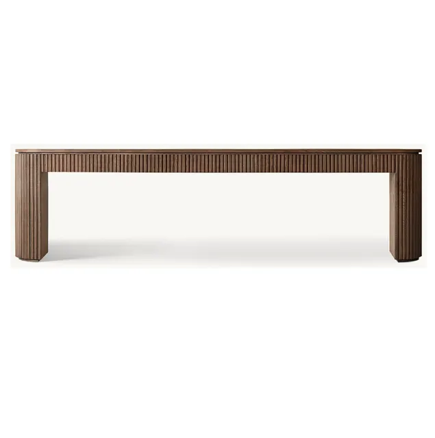 Console Sare en chêne brun — tables basses et d'appoint