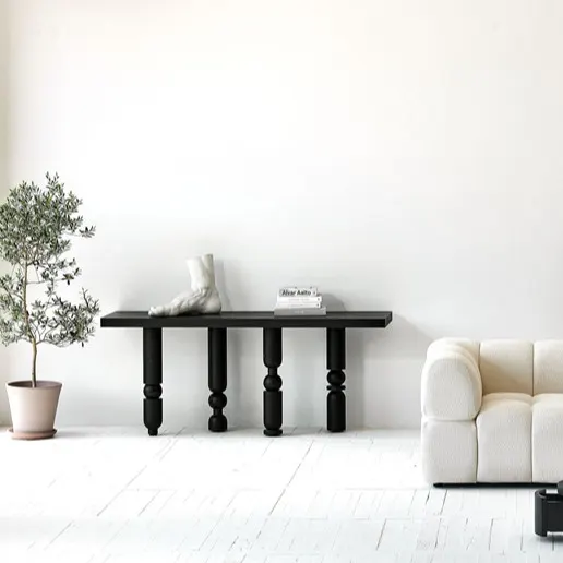 Console Seix en noyer — tables basses et d'appoint