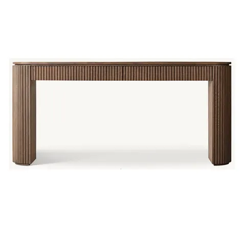Console Senlis en chêne noir — tables basses et d'appoint