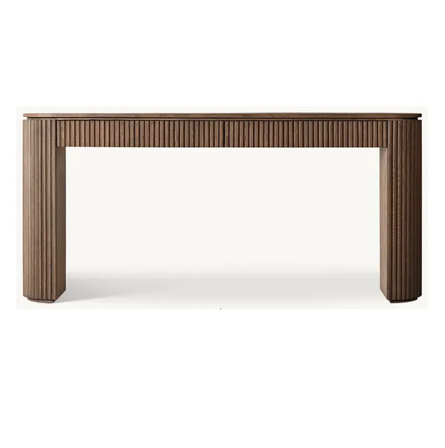 Console Senlis en chêne noir — tables basses et d'appoint