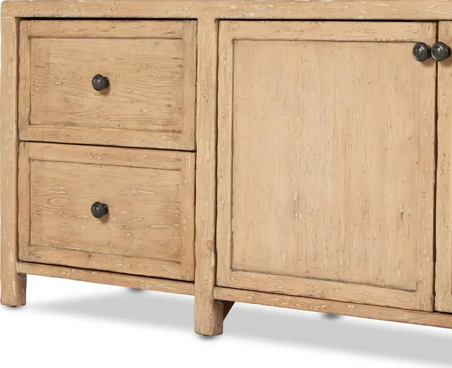Console Sisteron en bois massif, vue 3 sur 4