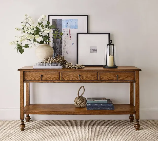 Console Sommières en bois massif — tables basses et d'appoint