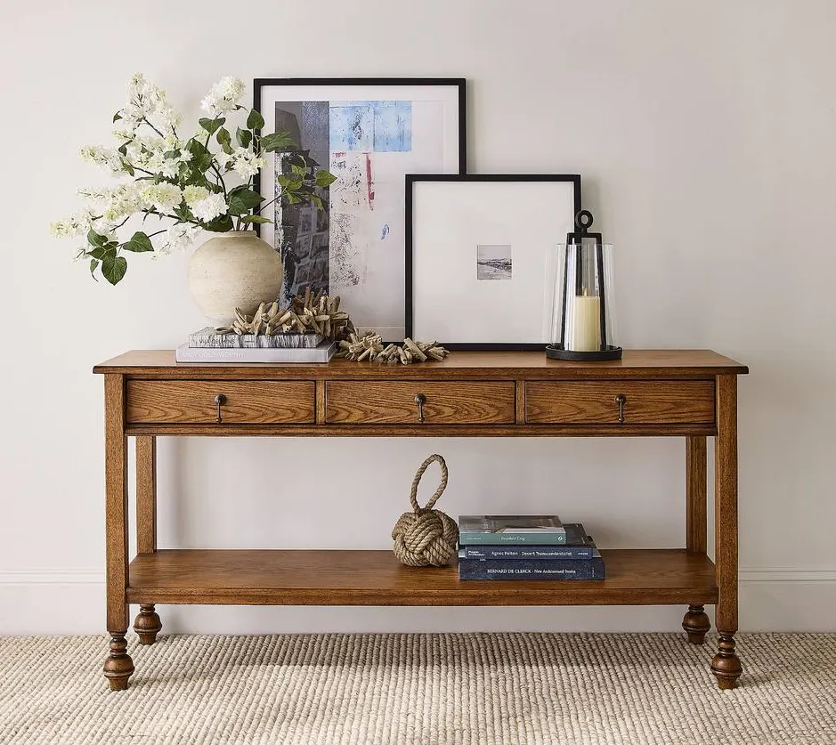 Console Sommières en bois massif, collection tables basses et d'appoint ELWOOD HOME