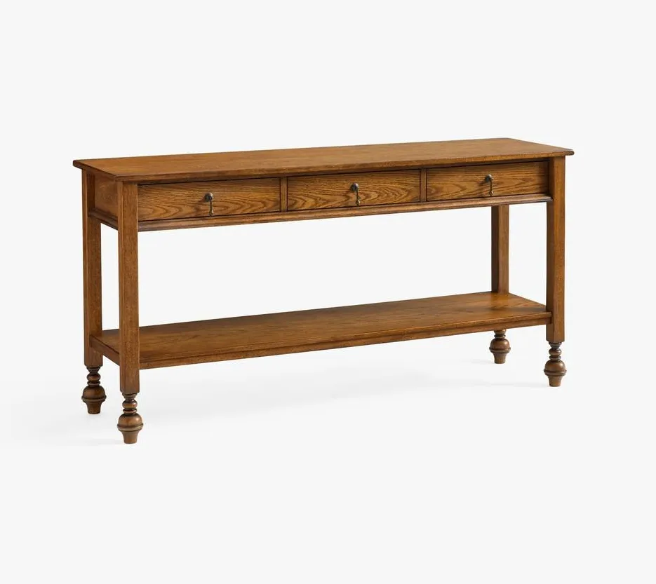 Console Sommières en bois massif, vue 2 sur 4