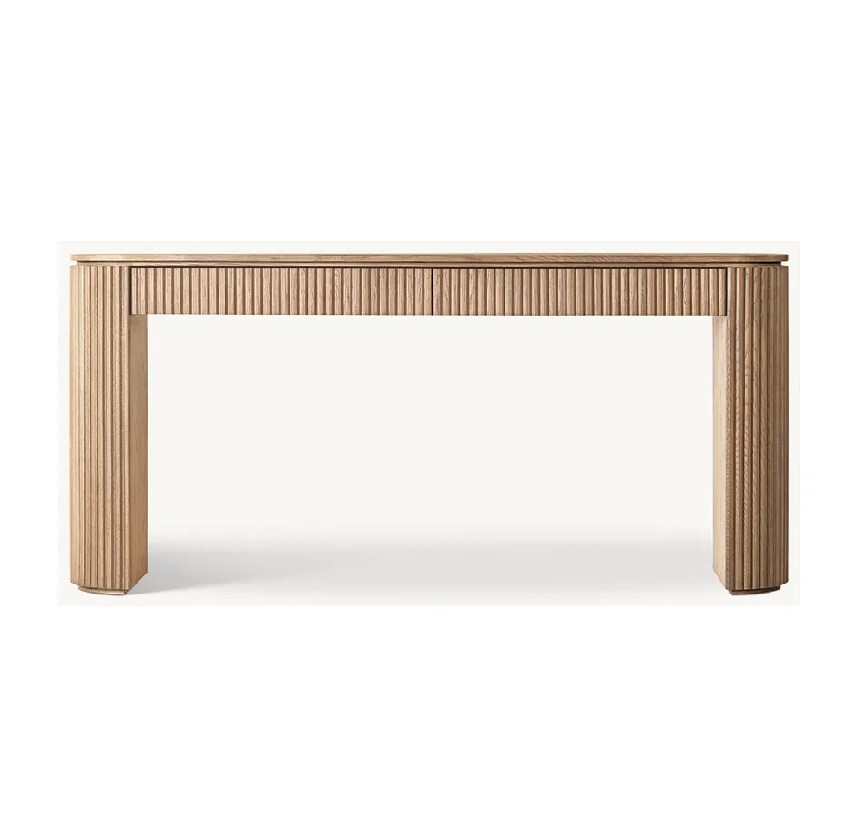 Console Tourtour en chêne blanc, vue 3 sur 4
