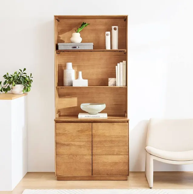 Étagère Aspet en bois massif — meubles de rangement
