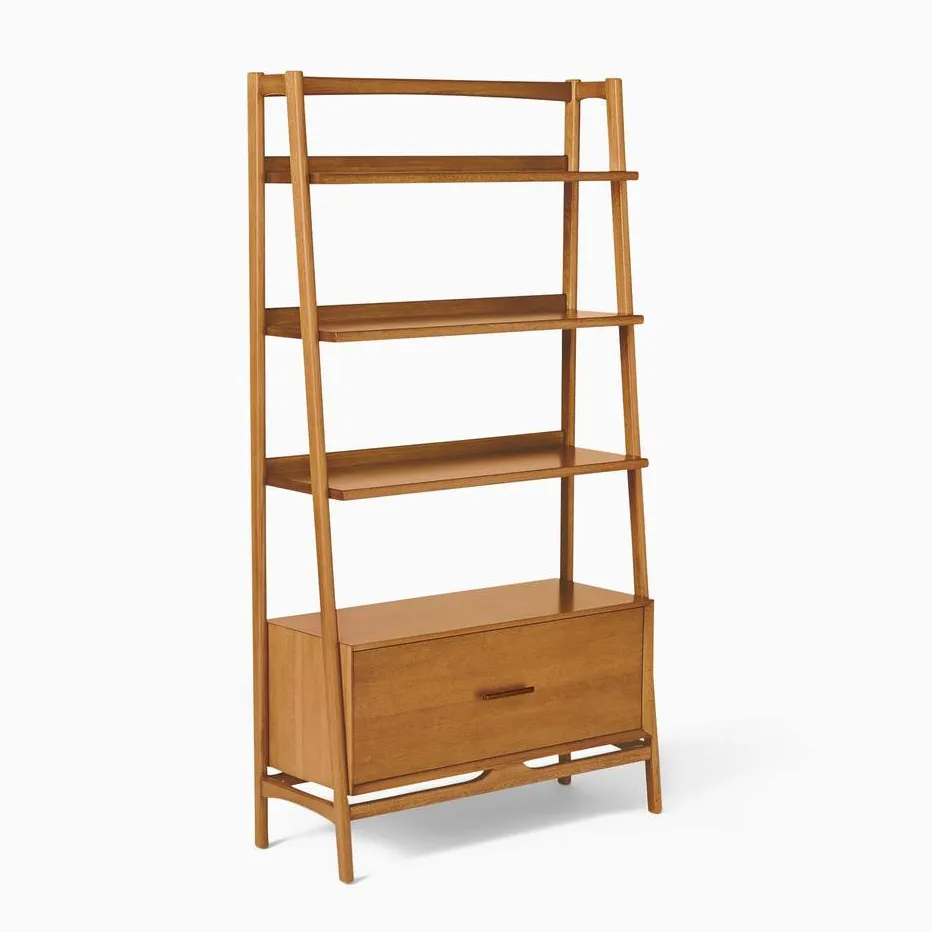Étagère Olonzac mid-century, vue 4 sur 6