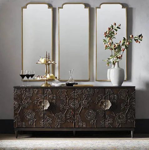 Étagère Orthez en bois massif — meubles de rangement