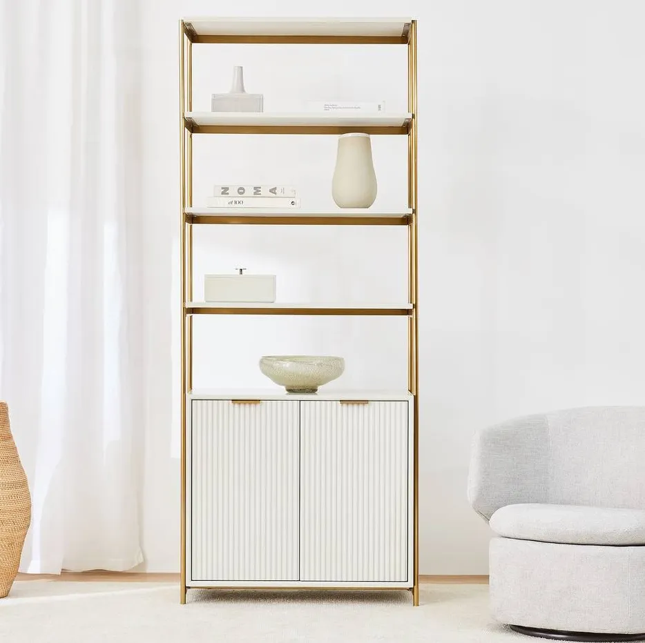 Étagère Seix scandinave, collection meubles de rangement ELWOOD HOME