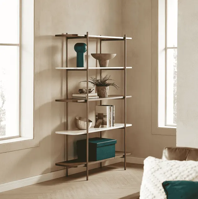 Étagère Tournon en bois massif — meubles de rangement