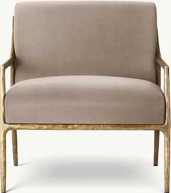 Fauteuil Aigues en velours — fauteuils