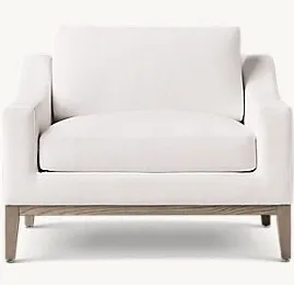 Fauteuil Annot en tissu, vue 3 sur 5