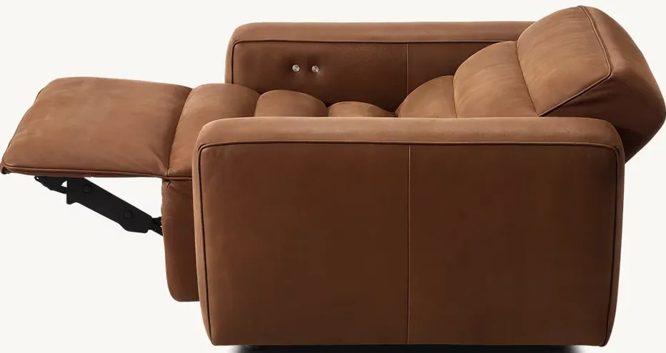 Fauteuil Arbois en cuir, vue 5 sur 5