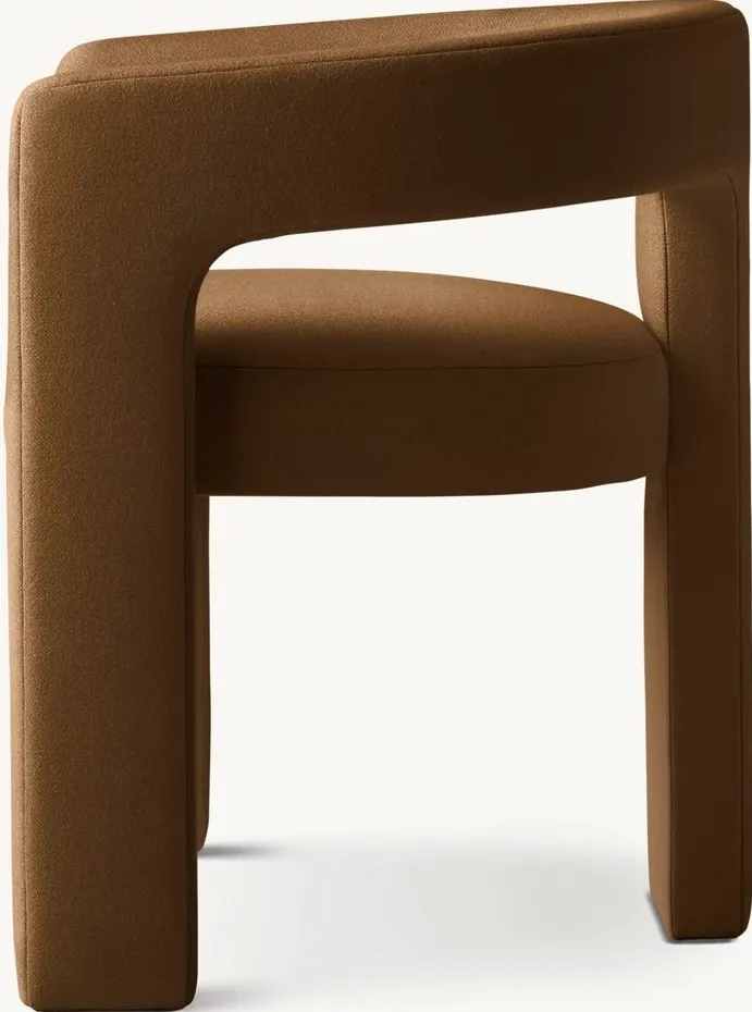 Fauteuil Aubrac en velours, vue 5 sur 6