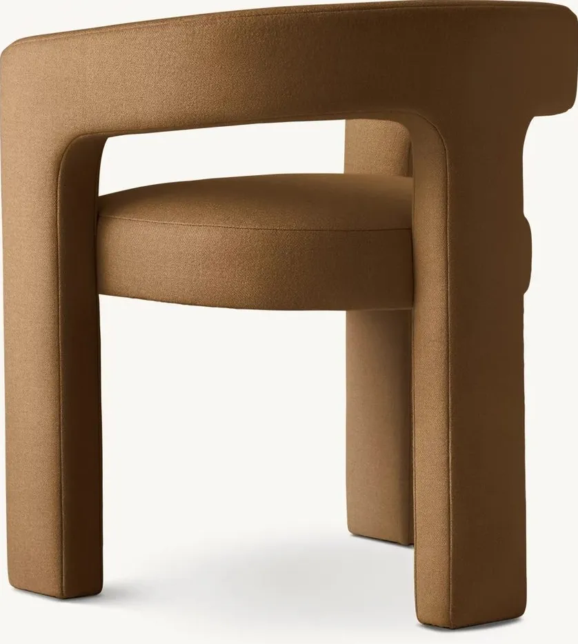 Fauteuil Aubrac en velours, vue 6 sur 6