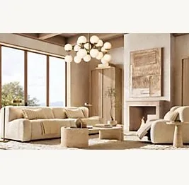 Fauteuil Balazuc en tissu, vue 5 sur 5