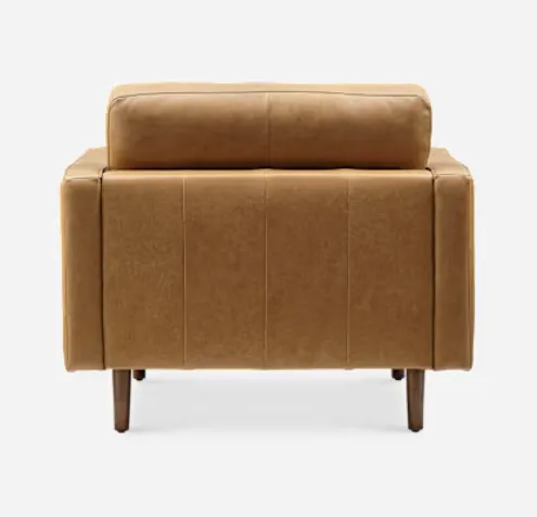 Fauteuil Baume en cuir, vue 5 sur 5