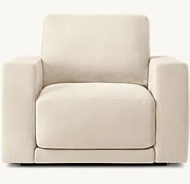 Fauteuil Biscarrosse en tissu, vue 3 sur 5