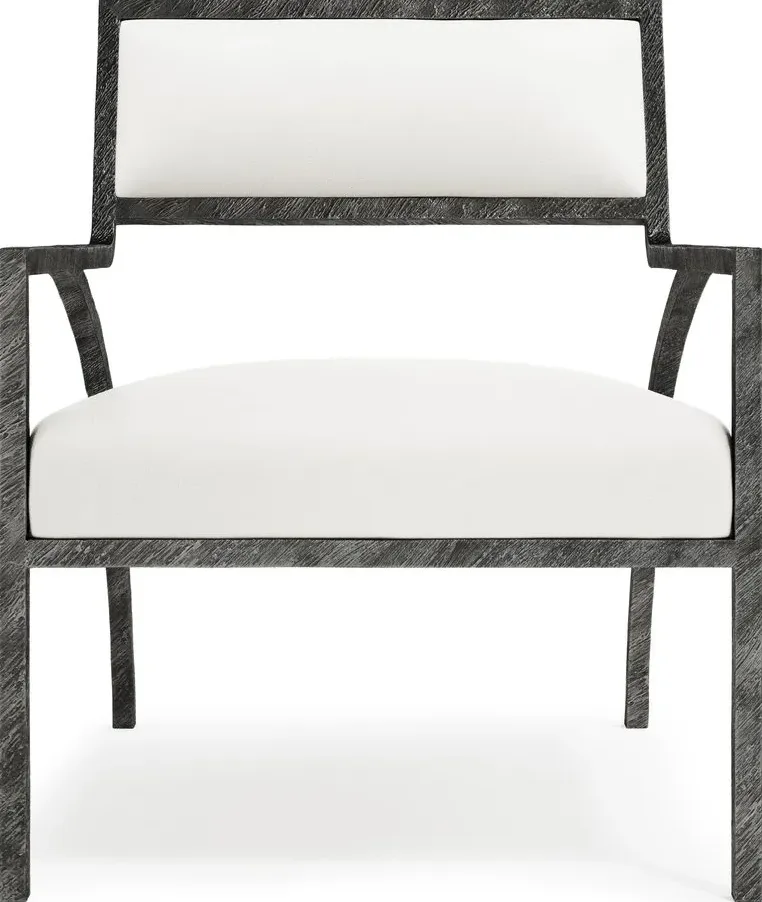 Fauteuil Capbreton en cuir, vue 2 sur 5