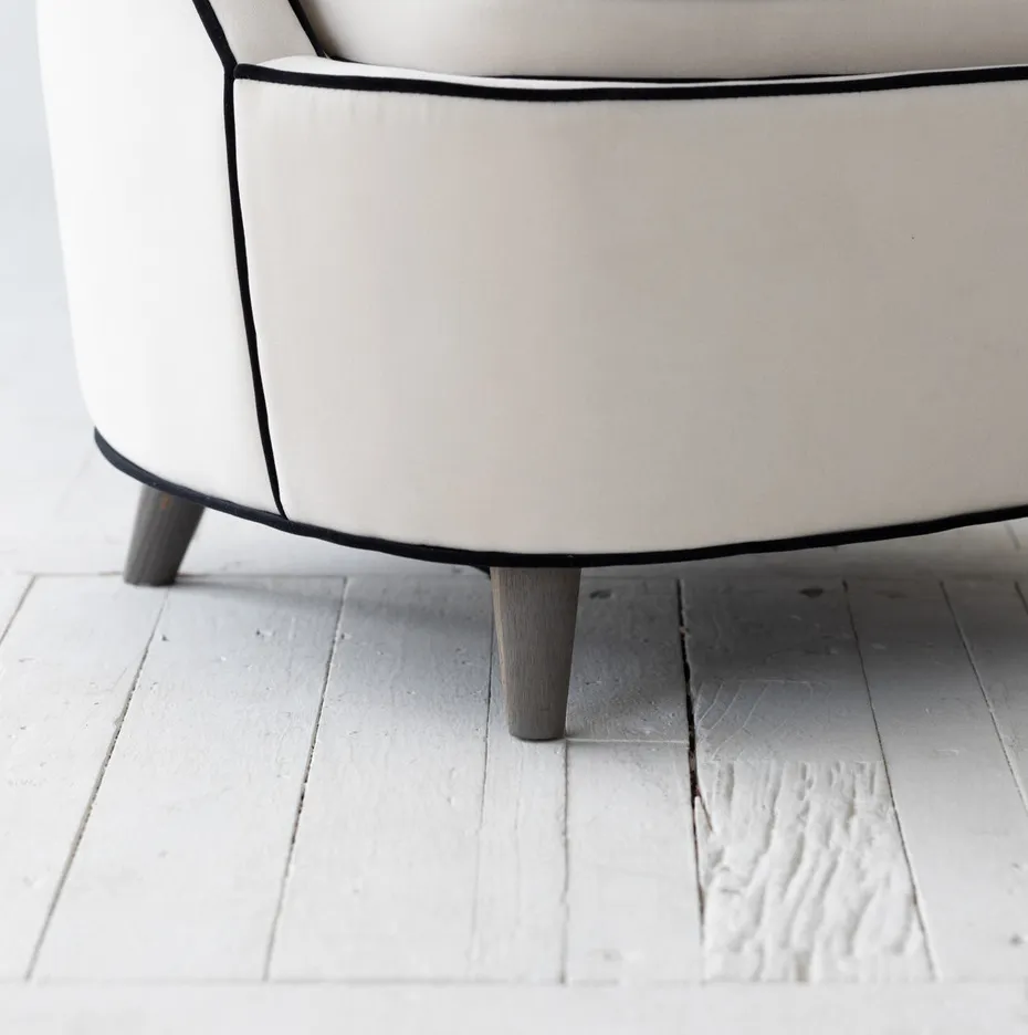 Fauteuil Cassis en tissu, vue 4 sur 6