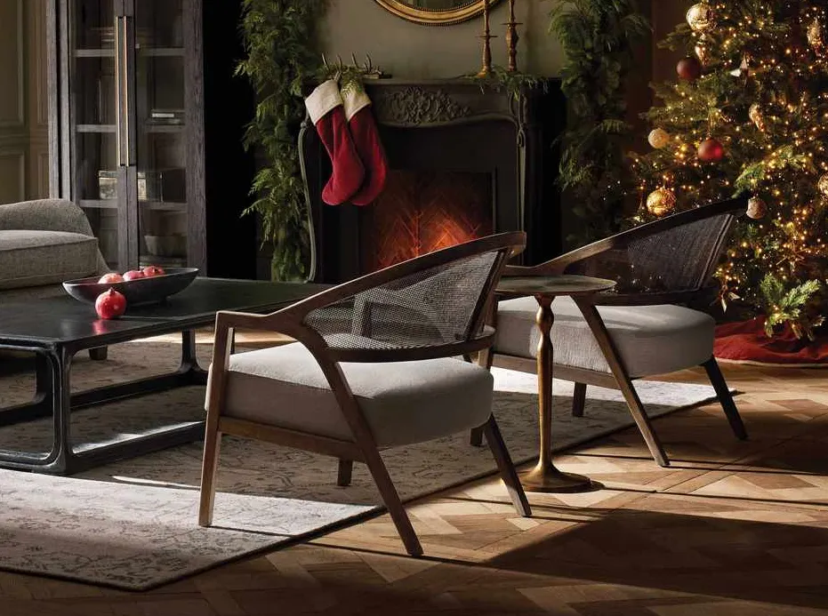 Fauteuil Chevreuse en rotin, vue 6 sur 6