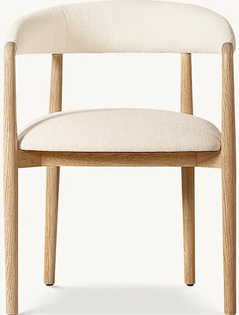 Fauteuil Dieppe en lin — fauteuils