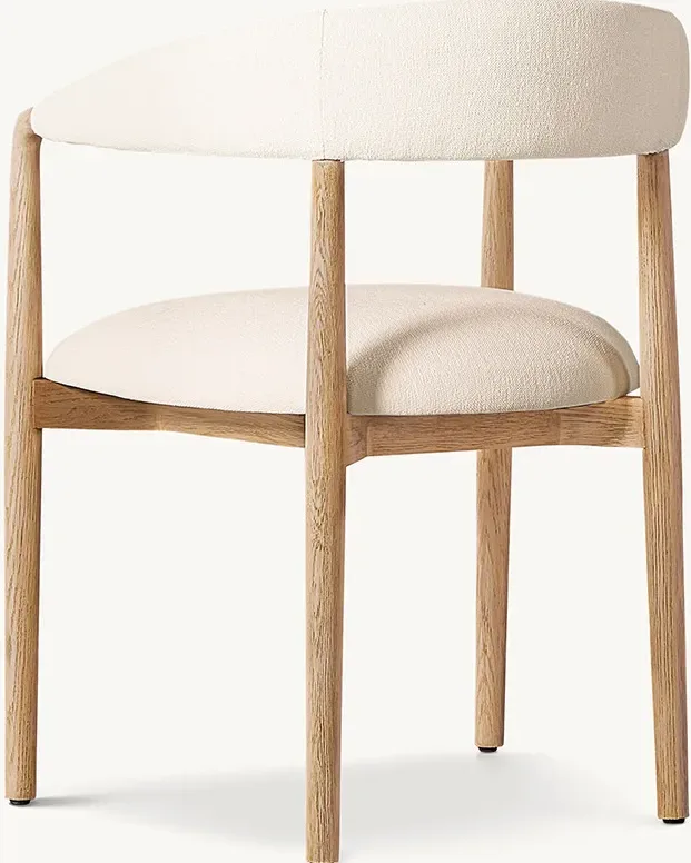 Fauteuil Dieppe en lin, vue 3 sur 6