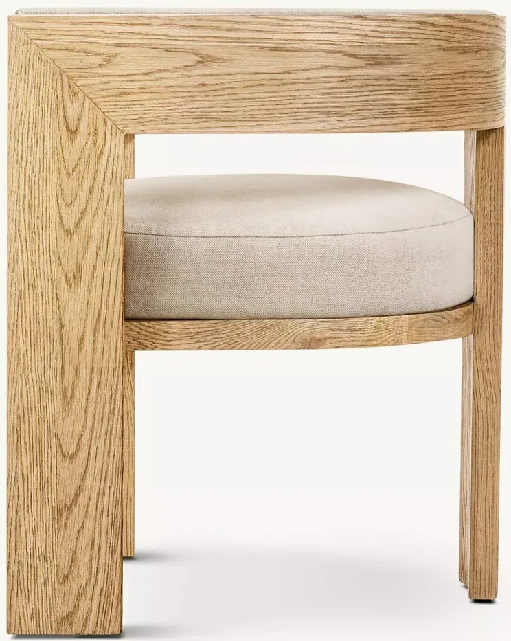 Fauteuil Florac en tissu, vue 4 sur 4