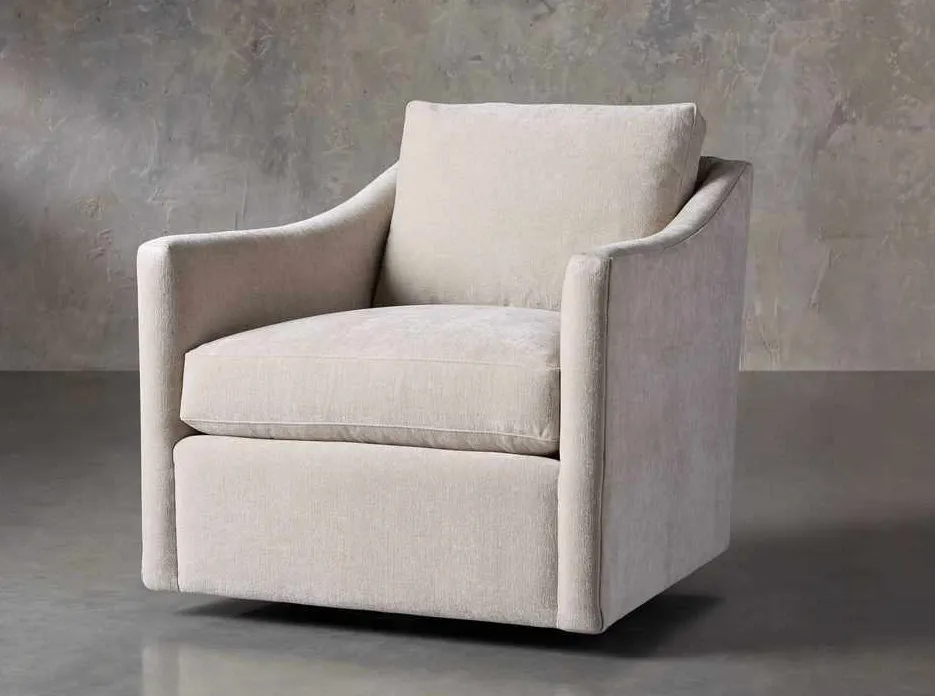 Fauteuil Gordes en velours, vue 3 sur 6