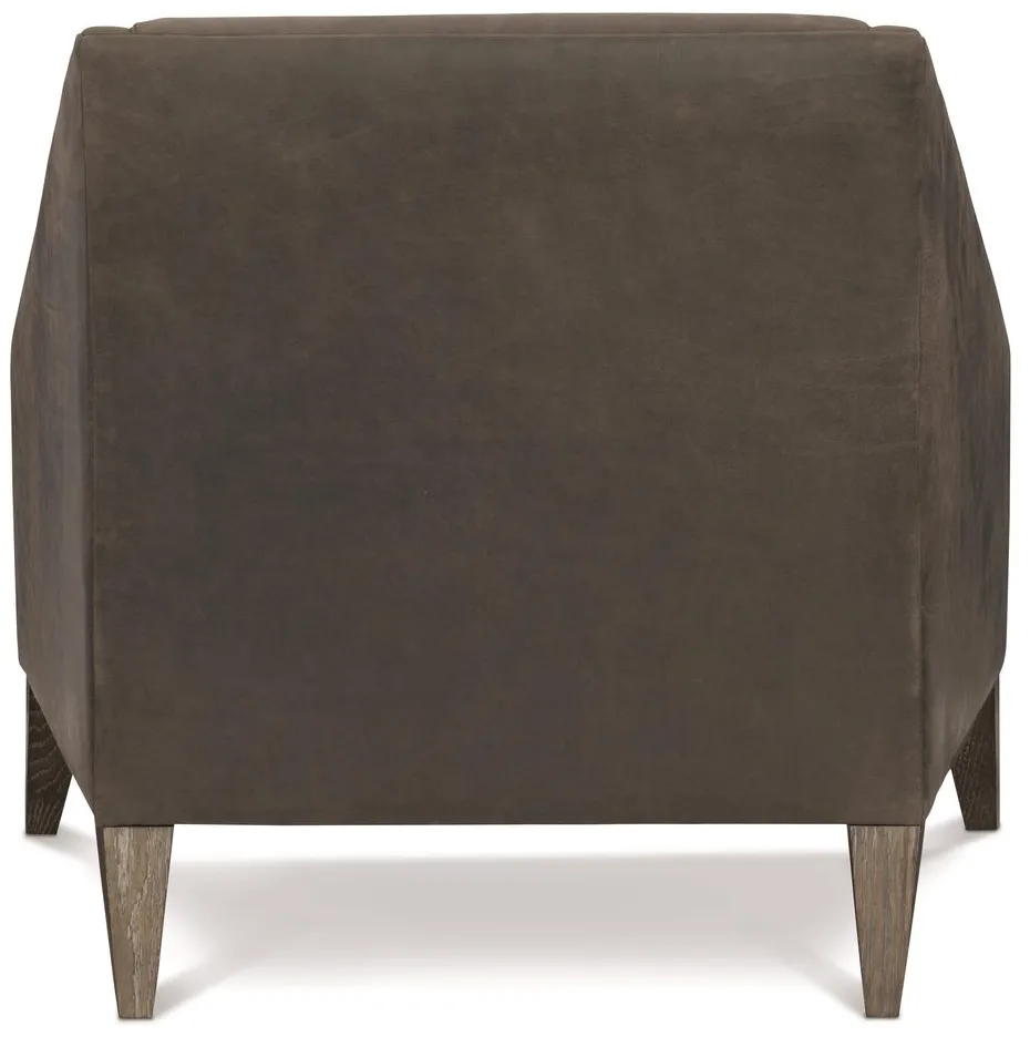 Fauteuil Guéthary en cuir, vue 2 sur 4