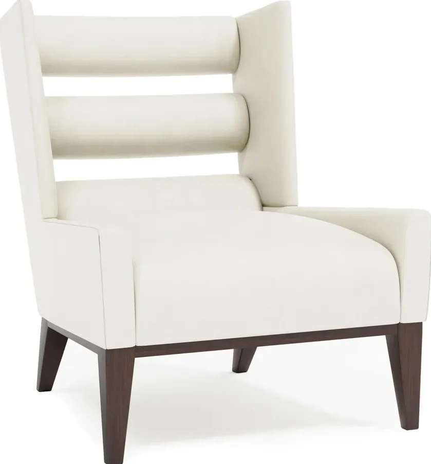 Fauteuil Hendaye en cuir, vue 2 sur 4