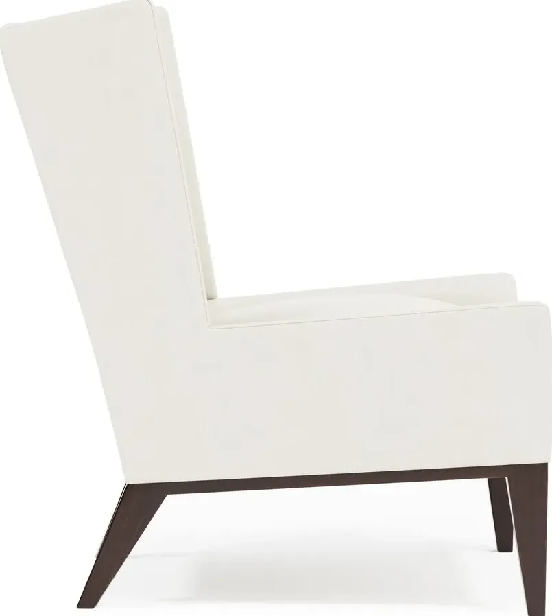 Fauteuil Hendaye en cuir, vue 3 sur 4