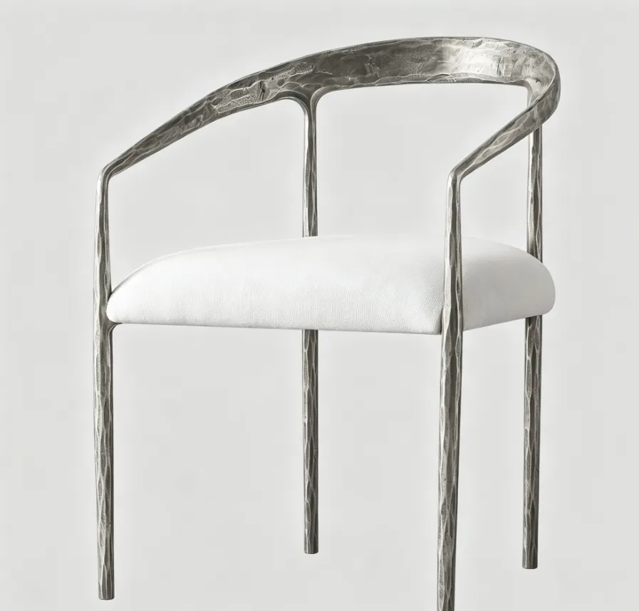 Fauteuil Labeaume en lin blanc, collection fauteuils ELWOOD HOME