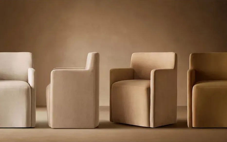 Fauteuil Lalinde en tissu, vue 3 sur 6