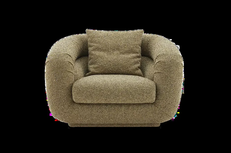 Fauteuil Largentière en tissu, vue 4 sur 4