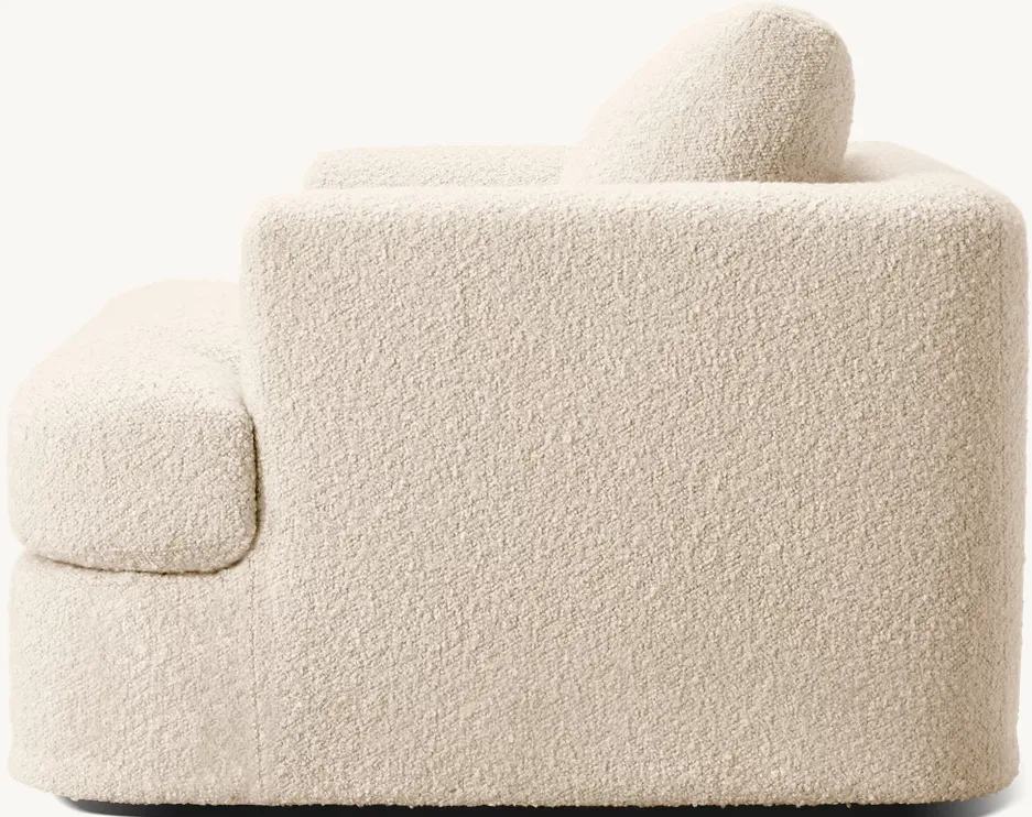 Fauteuil Louhans en tissu, vue 2 sur 5