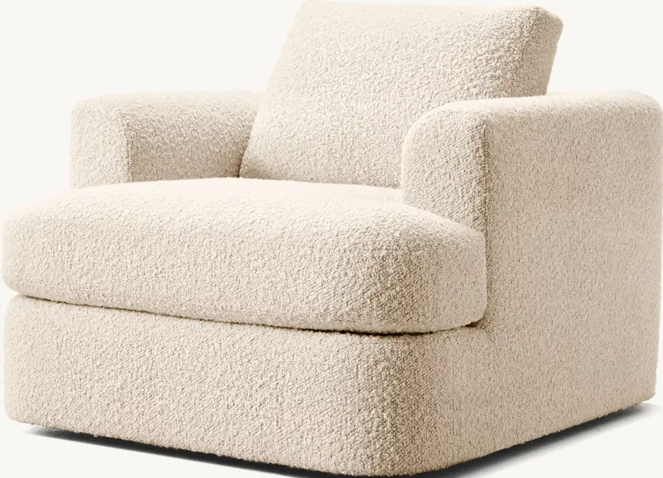 Fauteuil Louhans en tissu, vue 3 sur 5