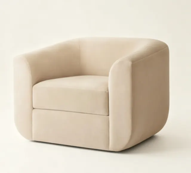 Fauteuil lounge Aups en tissu — fauteuils