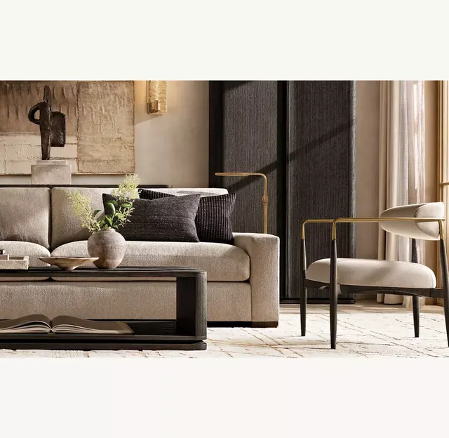Fauteuil lounge Auzat minimaliste — fauteuils