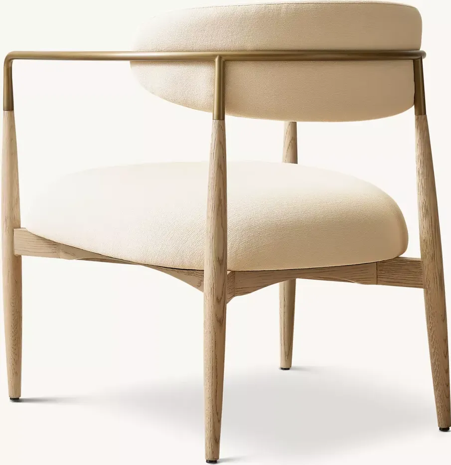 Fauteuil lounge Auzat minimaliste, vue 5 sur 5