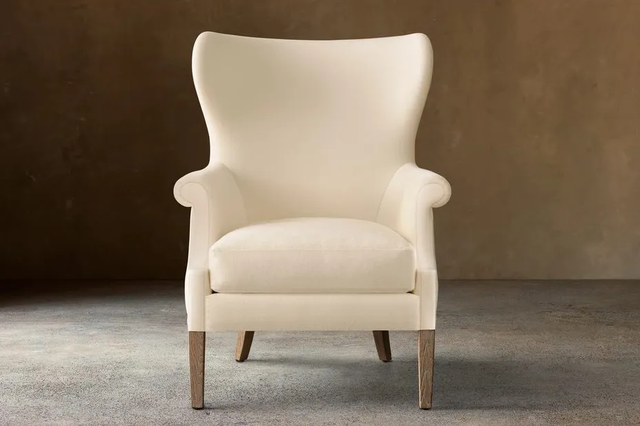 Fauteuil lounge Barcelonnette en tissu, vue 2 sur 4