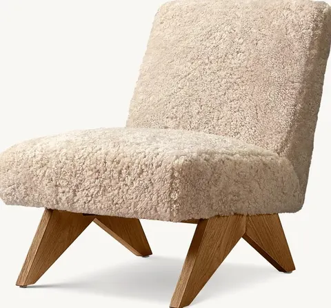 Fauteuil lounge Bidart en tissu — fauteuils