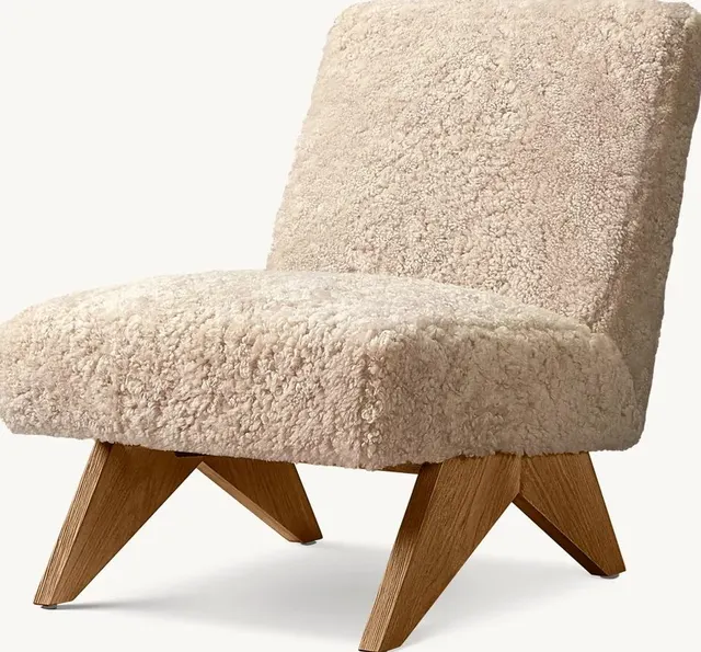 Fauteuil lounge Bidart en tissu — fauteuils