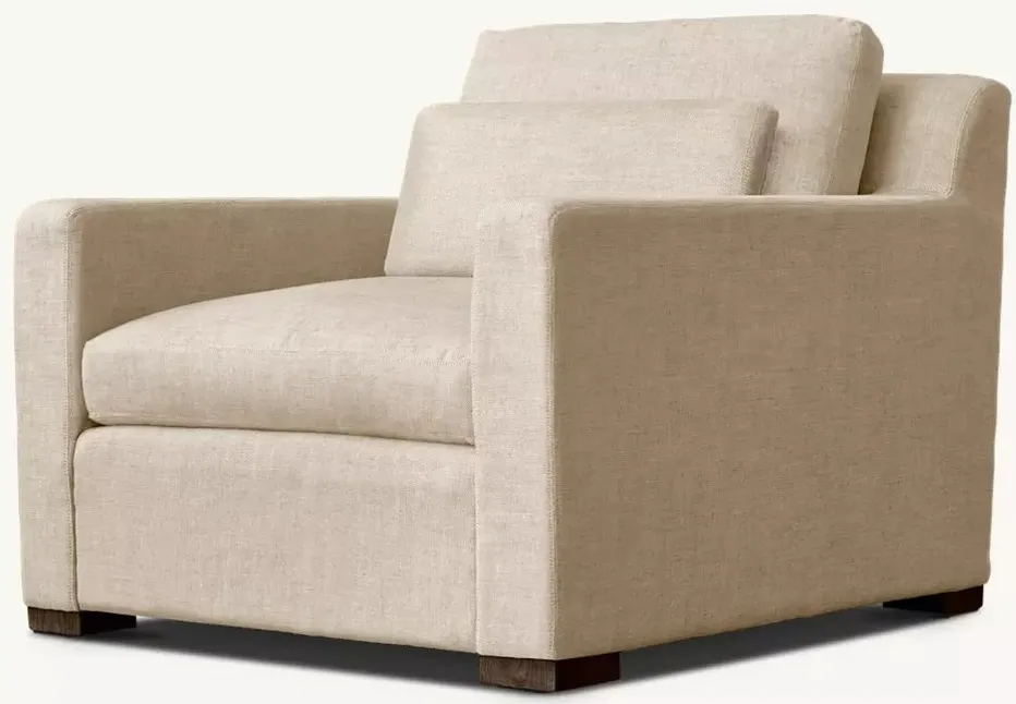 Fauteuil lounge Blaye en tissu, vue 2 sur 6